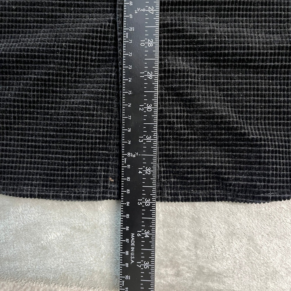 Territory Ahead Mens MT Black Waffle Corduroy Long Sleeve Button Down Shirt EUC - Picture 14 of 15